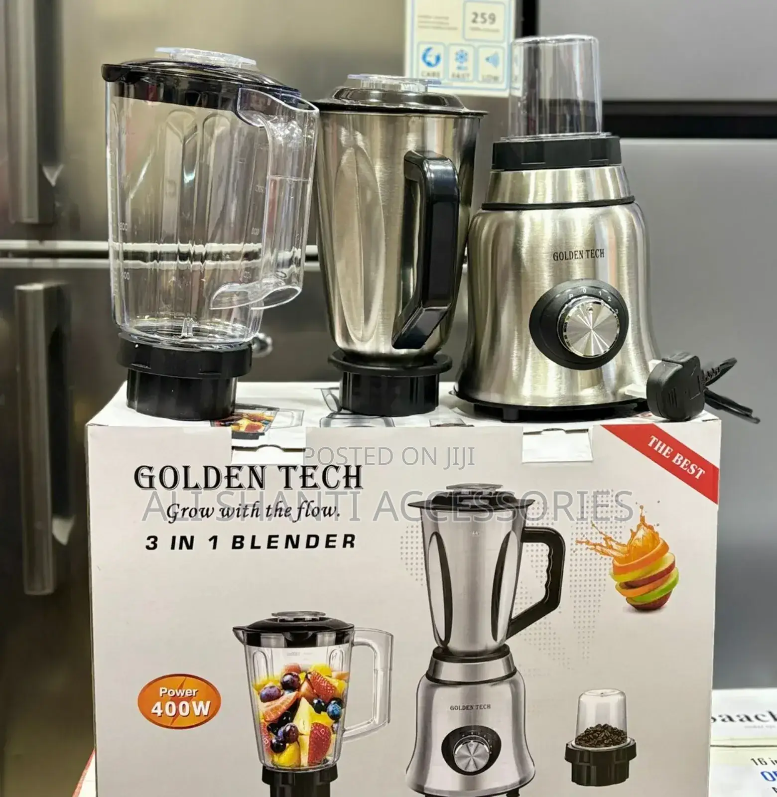 Golden Tech 3 in 1 Electric Blender