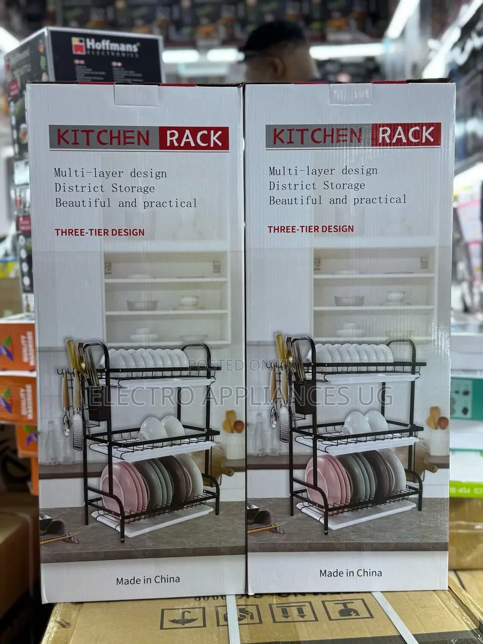 Three-Tier Kitchen Rack