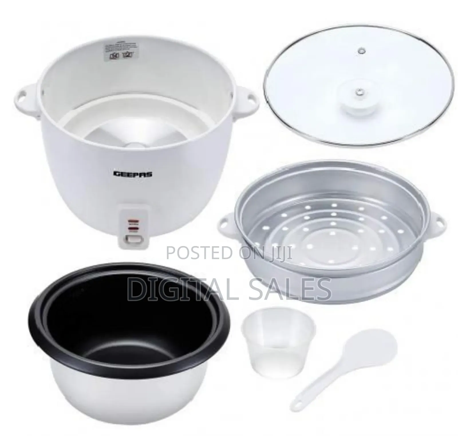 2.8liters Geepas Ricecooker.