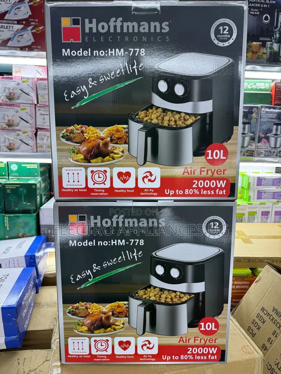 Hoffmans 10l Air Fryer Hm-778.