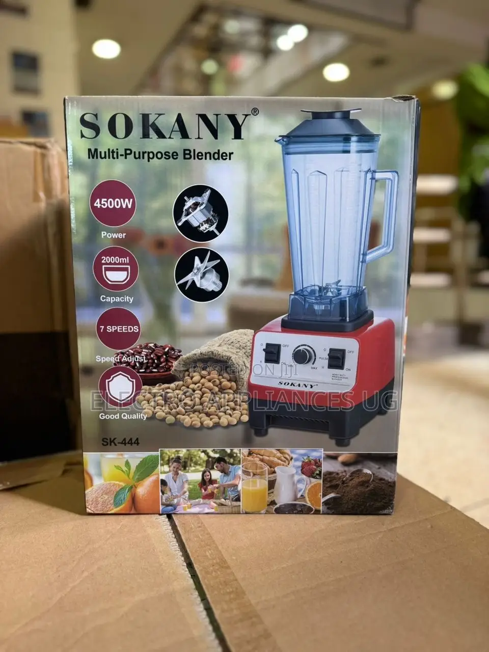 Sokany Multi-Purpose Commercial Blender {Sk-444}