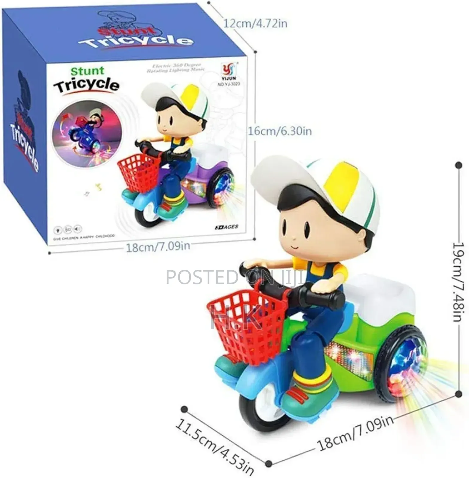 Toy Stunt Tricycle.
