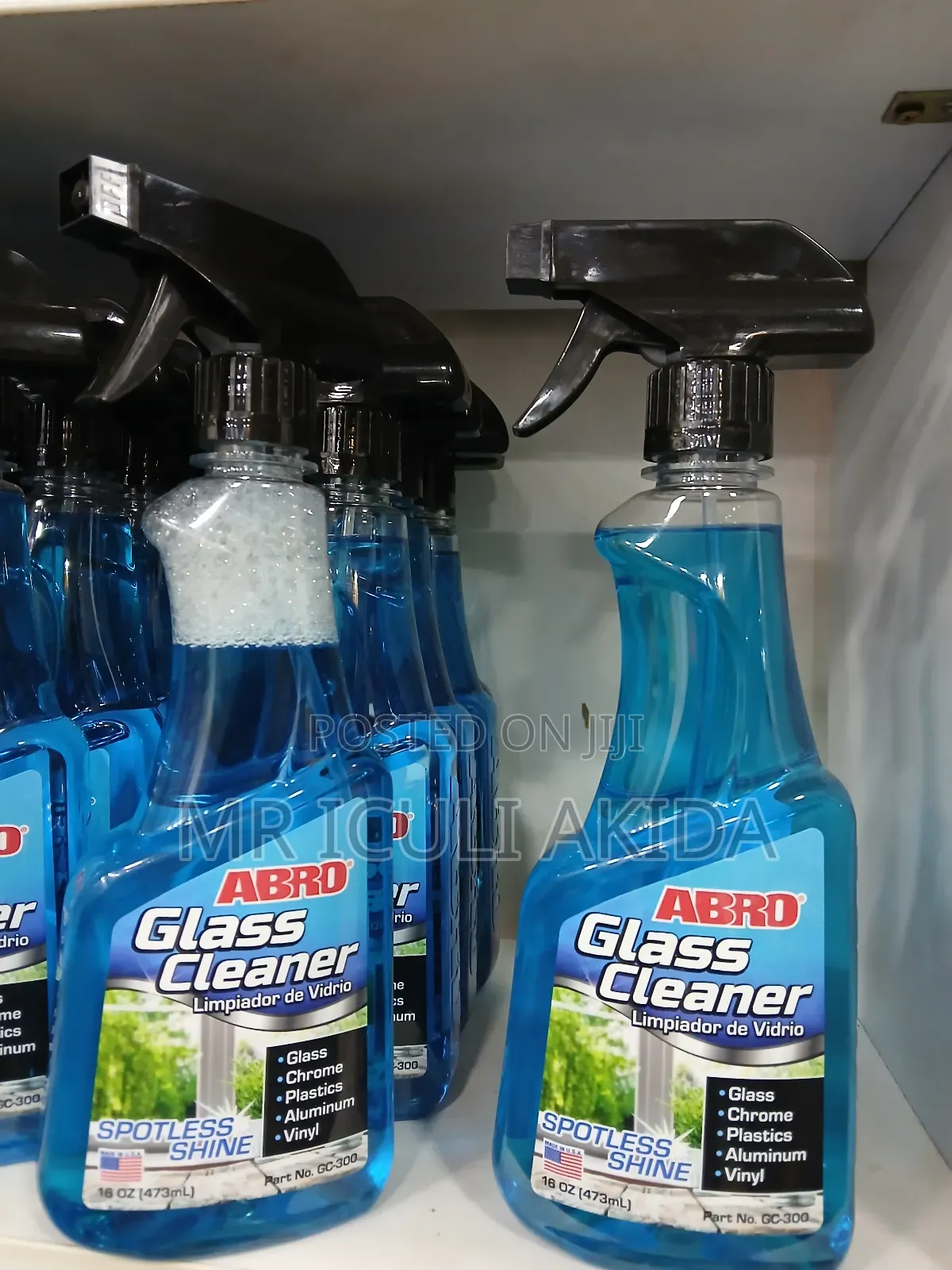 Abro Chrome,Plastics,Aluminium,Vinyl,Glass Cleaning Liquid