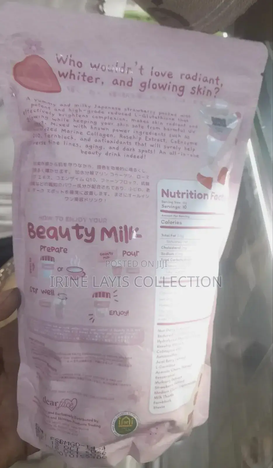 180g Glutathione Beauty Milk