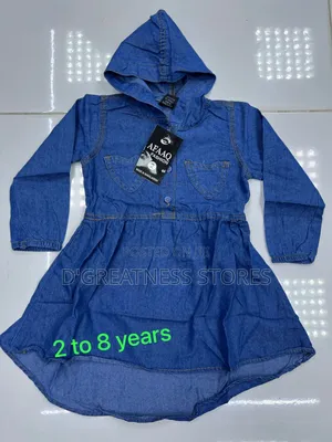Jean Dresses With Hoody