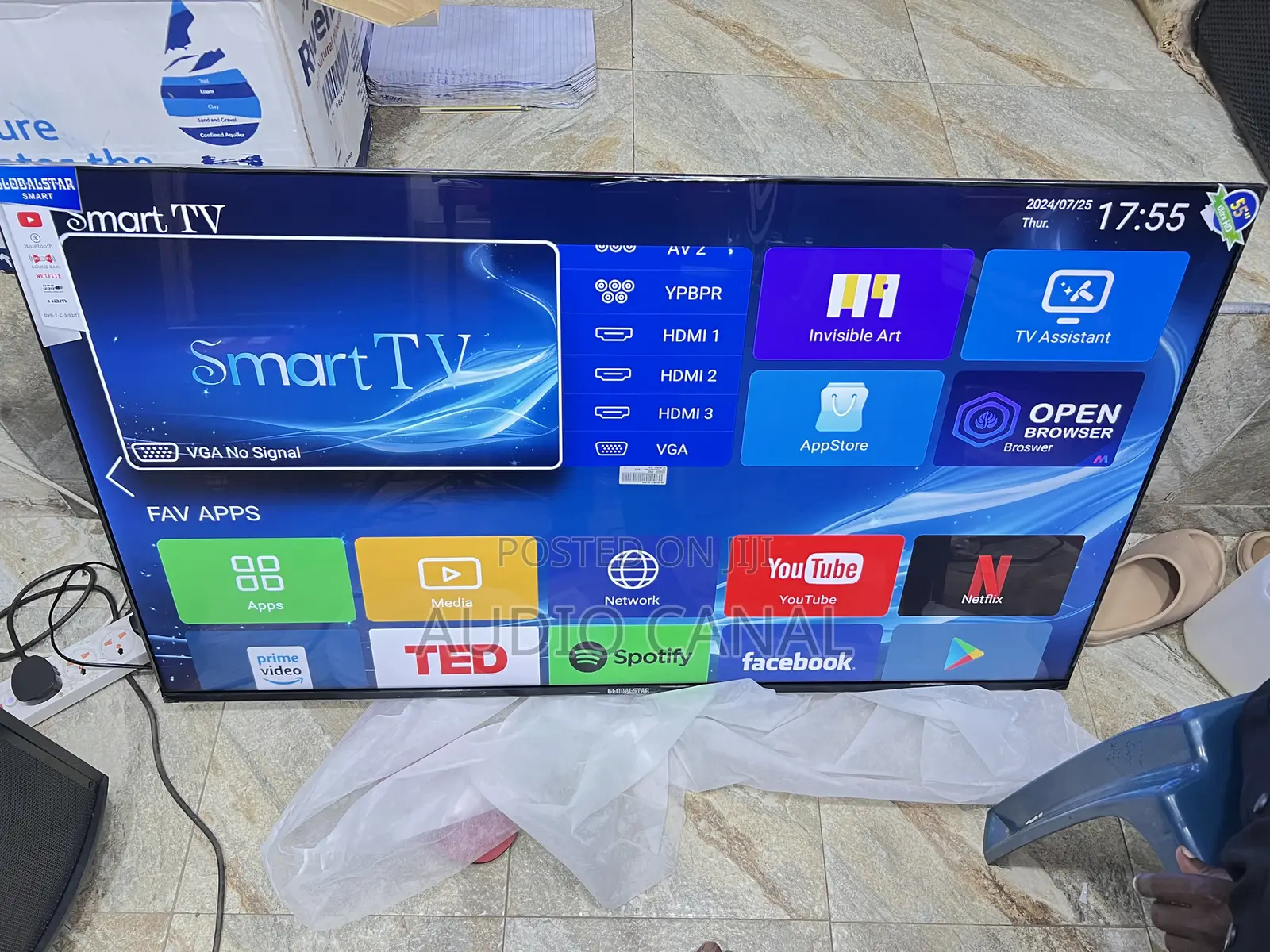 Bluetooth 55” Smart Tv