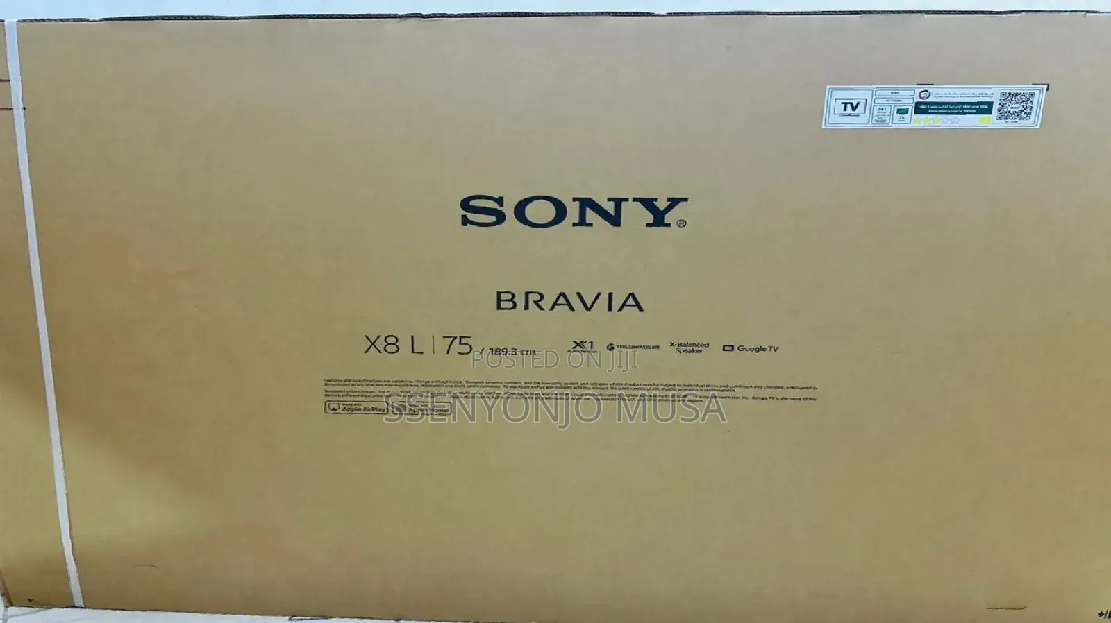 Sony 75"Inches X80k Series Ultra Hd Smart Google Tv - Kd75x80k