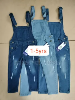 Girls Suspender Jeans