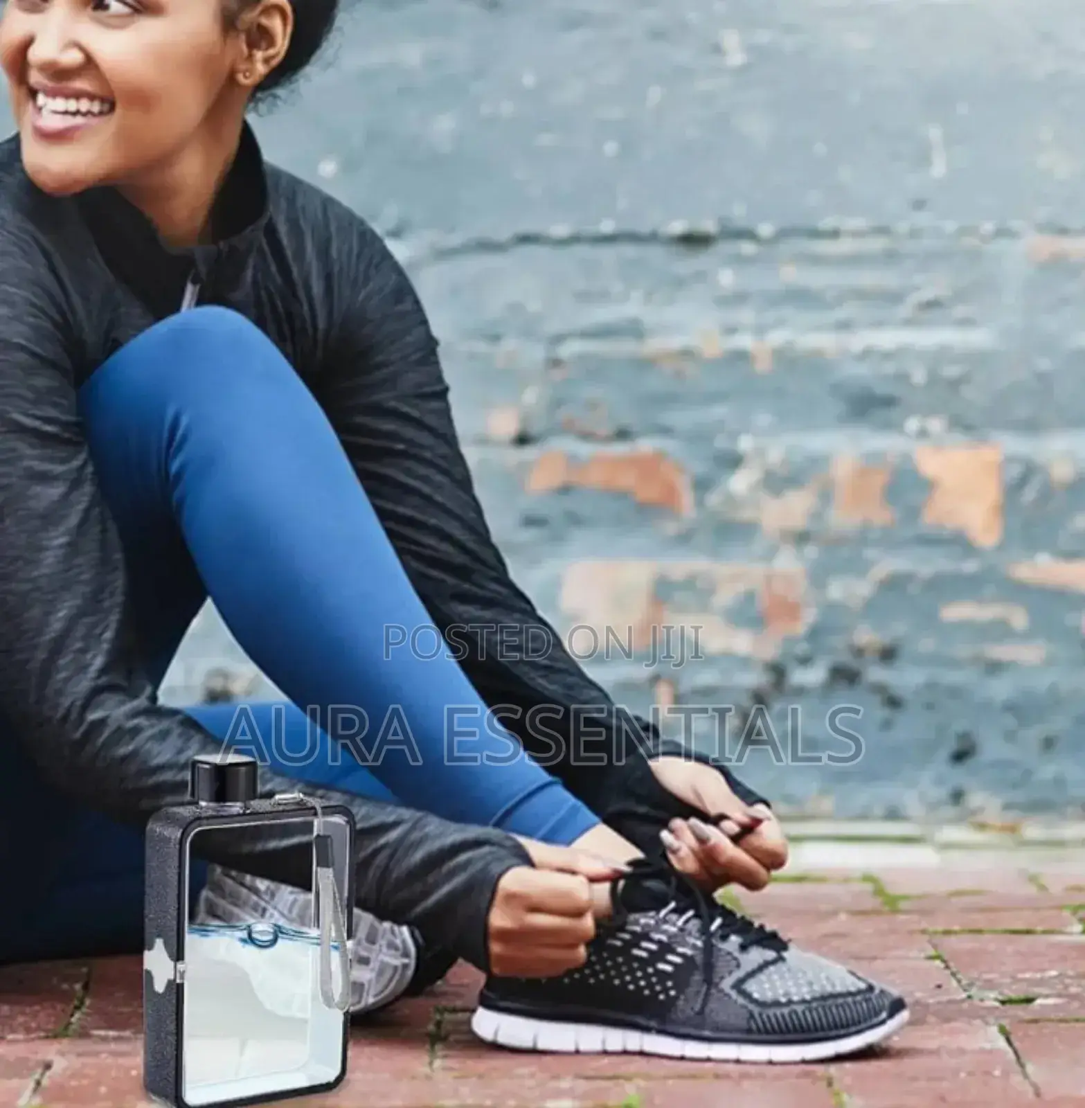 Flat Book Shaped Square Water Bottle