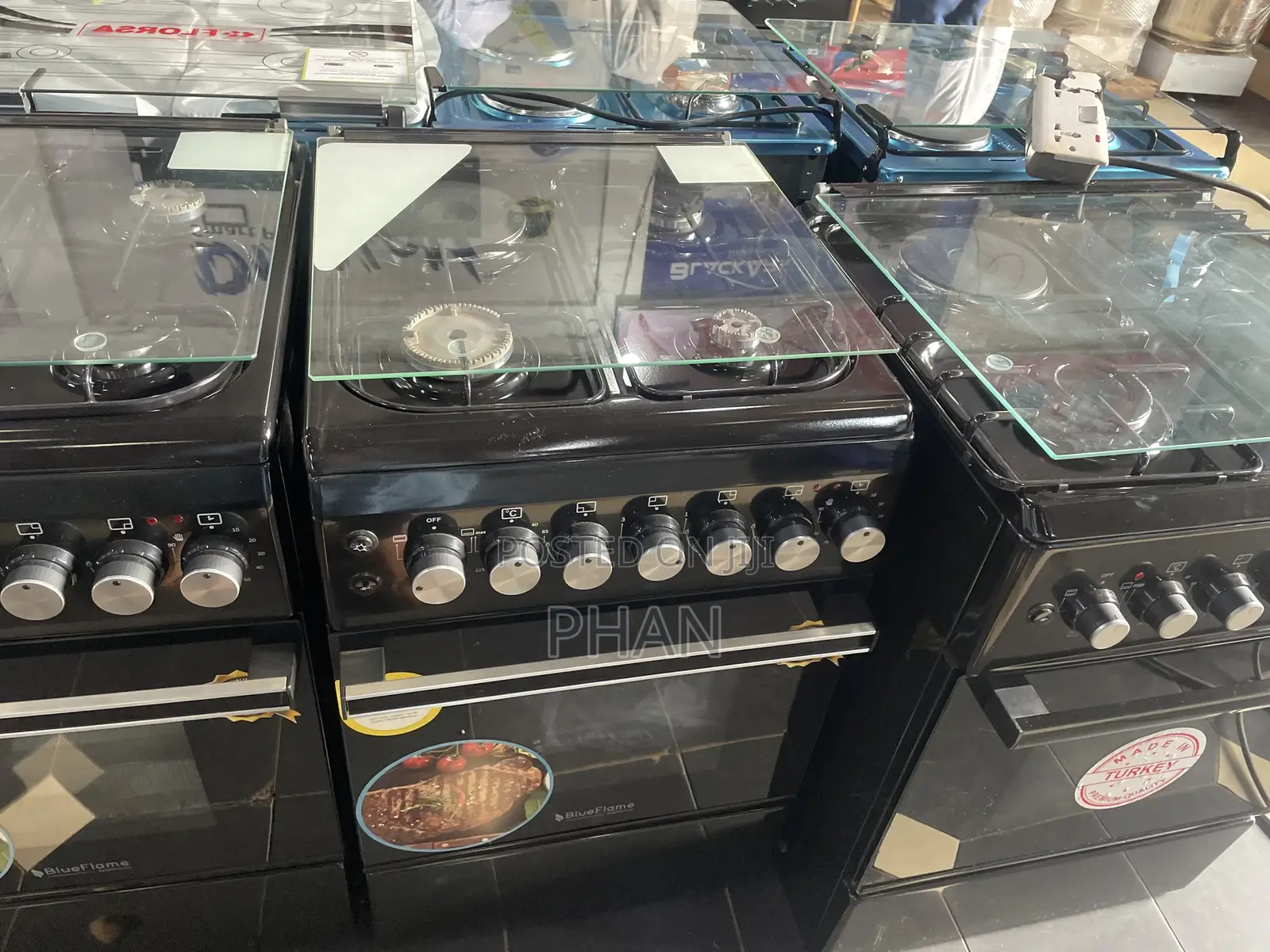 Brand New Black Blue Flame Cooker