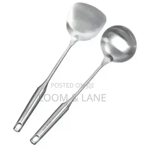 Aluminum Spoons, Pair.