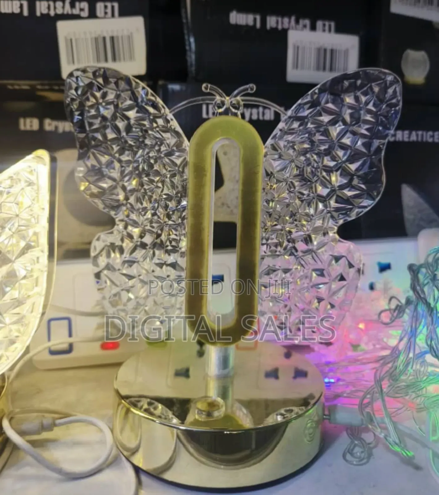 Butterfly Crystal Lamp