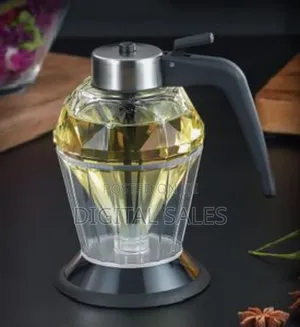 Oil Vinegar Honey Syrup Dispenser Jar , Clear