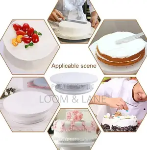 28cm Plastic Cake Stand Turntable