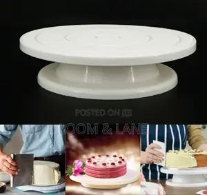 28cm Plastic Cake Stand Turntable
