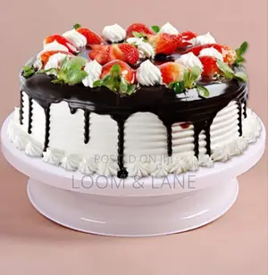 28cm Plastic Cake Stand Turntable