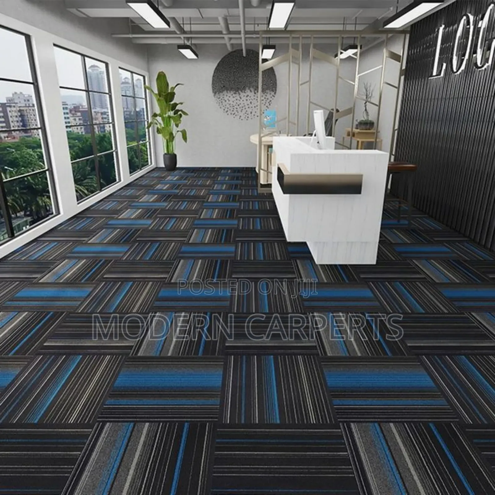 PVC Wollen Carpet Tiles