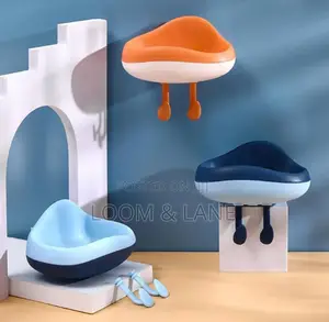 No Drill Cloud Style Soap Holder With Hooks