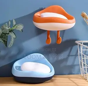 No Drill Cloud Style Soap Holder With Hooks