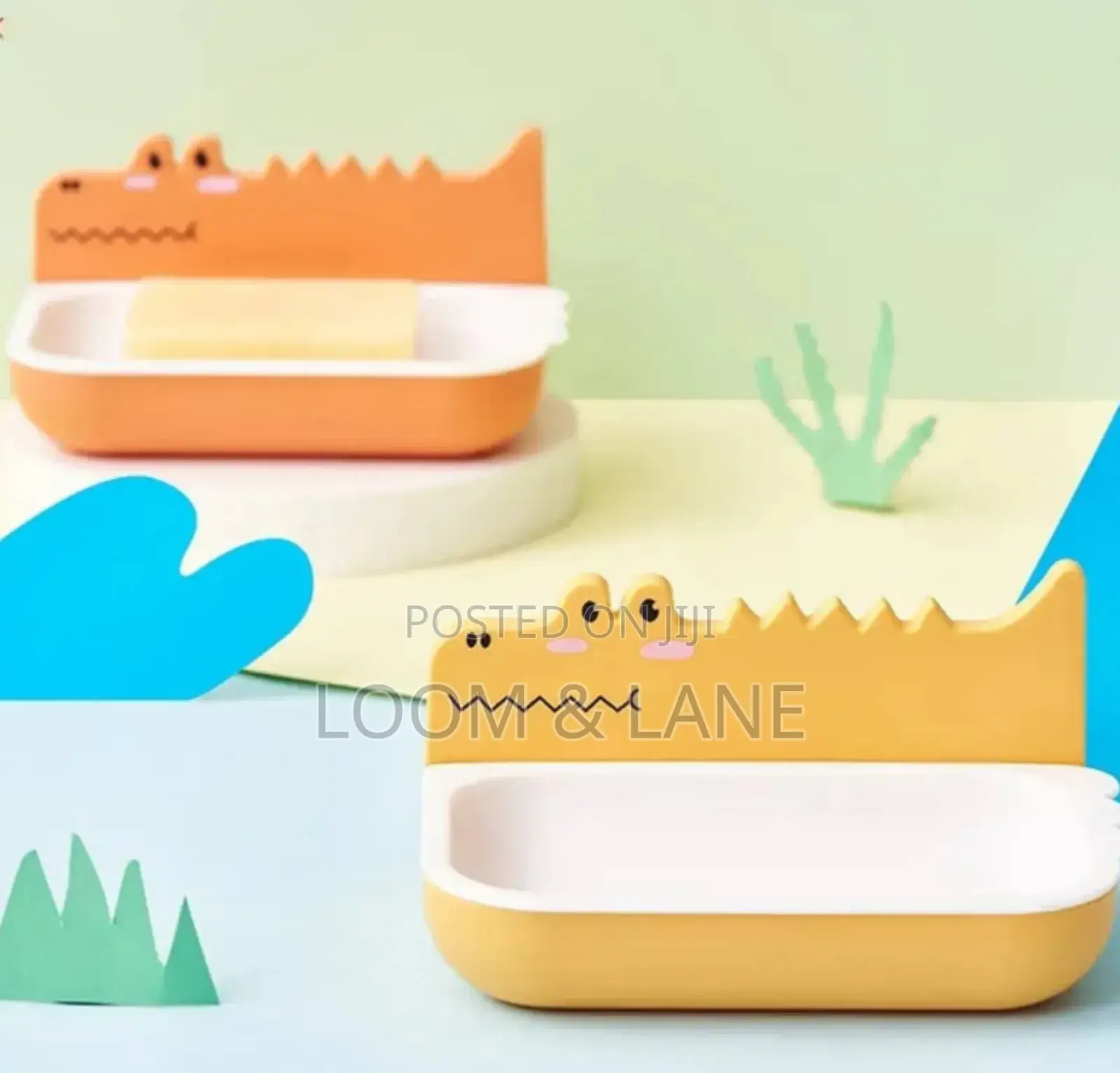 Crocodile Design Self-Adhesive Soap Holder