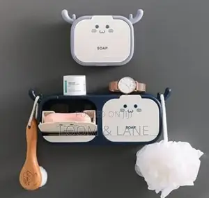 Seld Adhesive Soap Bathroom Soap Holder With Lid
