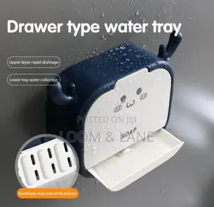 Seld Adhesive Soap Bathroom Soap Holder With Lid