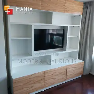 Tv Unit White/ and Modern/ Furniture Still Available/
