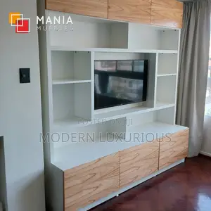 Tv Unit White/ and Modern/ Furniture Still Available/