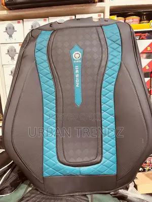Car Seat Cover, Primarily Black With a Grey Central