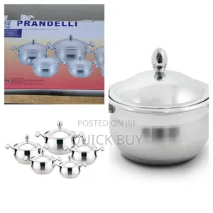 New Prandelli 12-Piece Stainless Steel Cookware