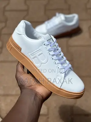 Original Balmain B-Court Casual Leather Sneakers