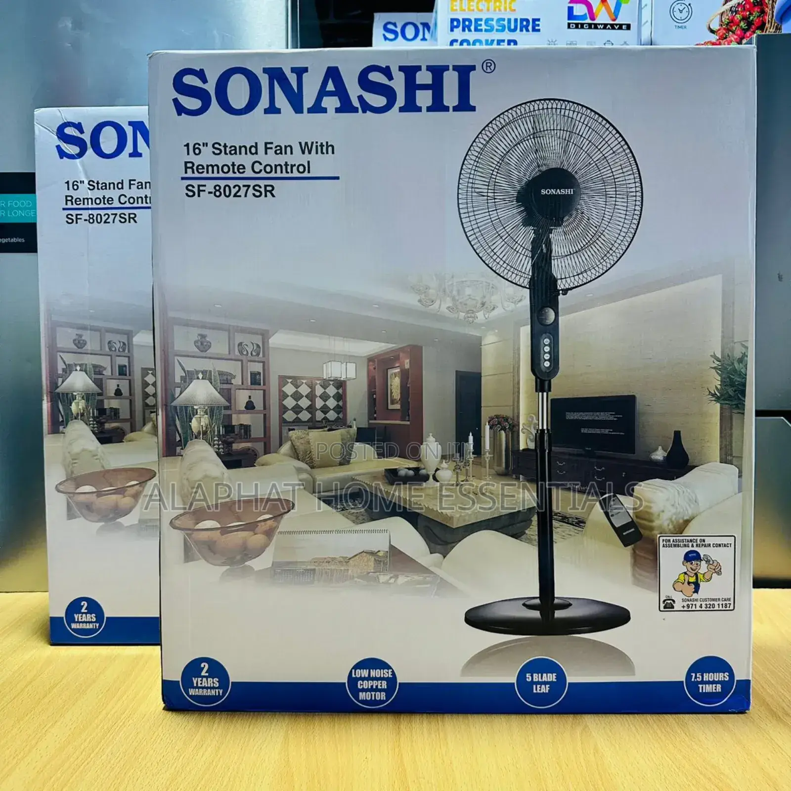 Sonashi Stand Fan With Remote