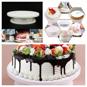 28cm Plastic Cake Stand Turntable