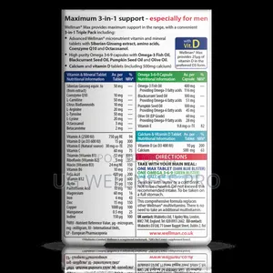 Wellman Max 84 Tablets/Capsules