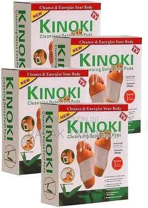 Kinoki Cleansing Detox Foot Patches 10 Pads Kit Natural