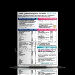 Wellman Plus Omega 3-6-9 56 Tablets/Capsules