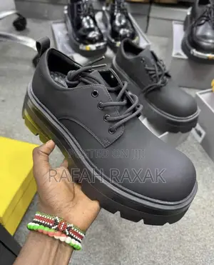 Original Men’S Black Luxury Balenciaga Chunky Oxford Shoes