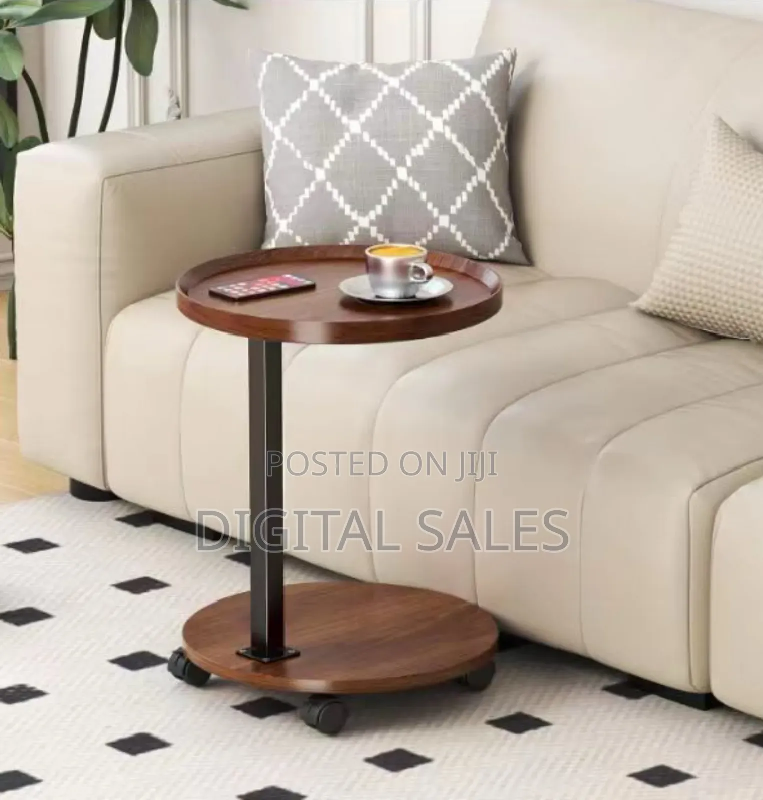 C Shaped End Table