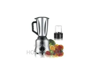 1.5l Stainless Steel Jar 2 in 1 Blender - Silver
