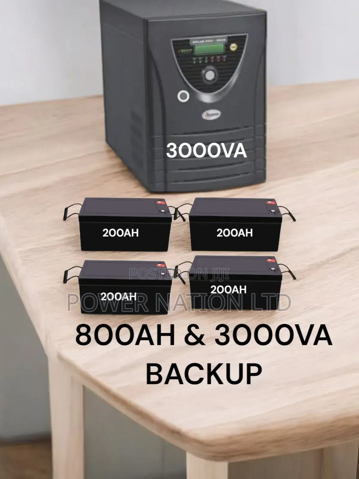 19.2kwh Power Backup System/800ah 3000va Power Backup