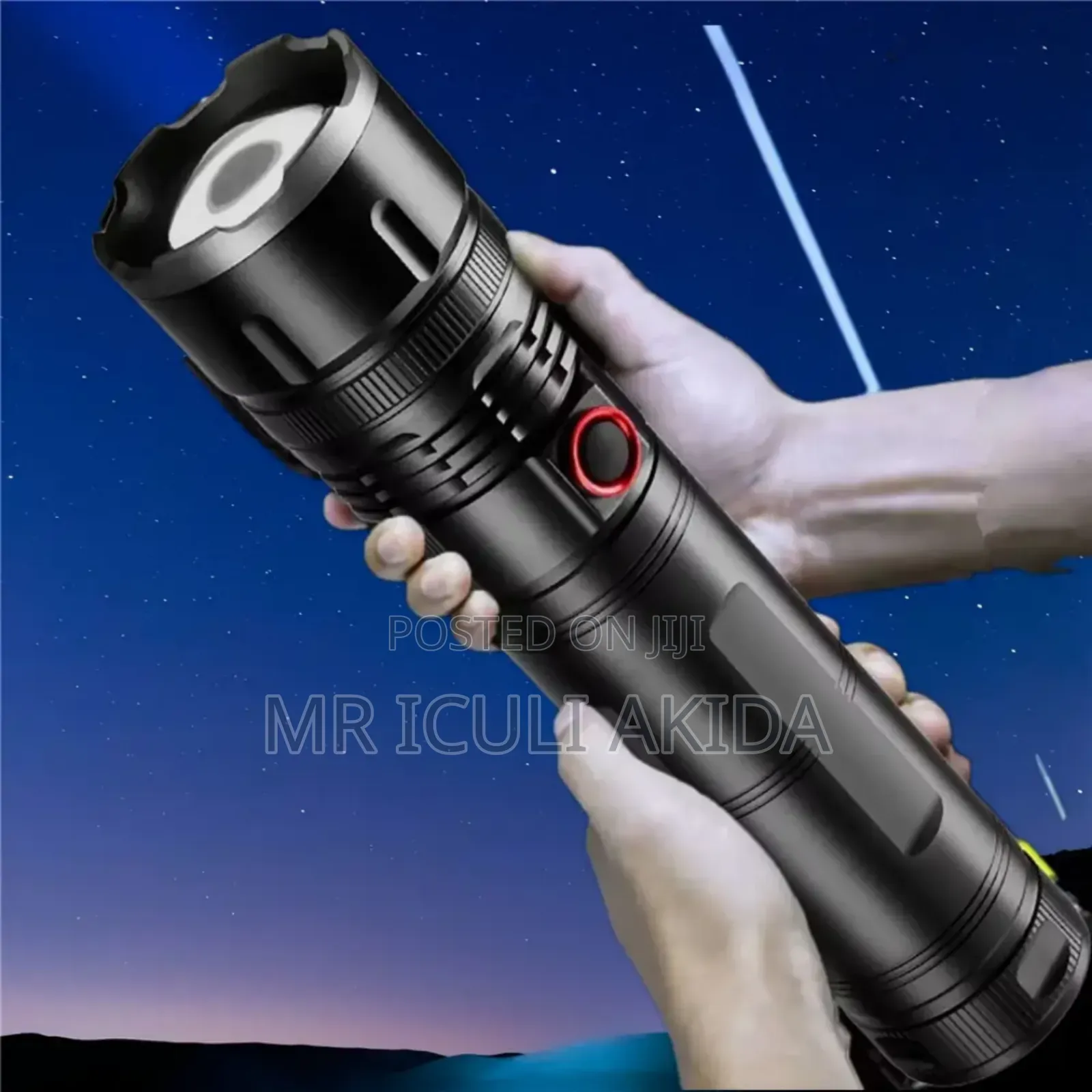 7200mah Large Capacity 30w Rechargeable Led Torch Flashlight