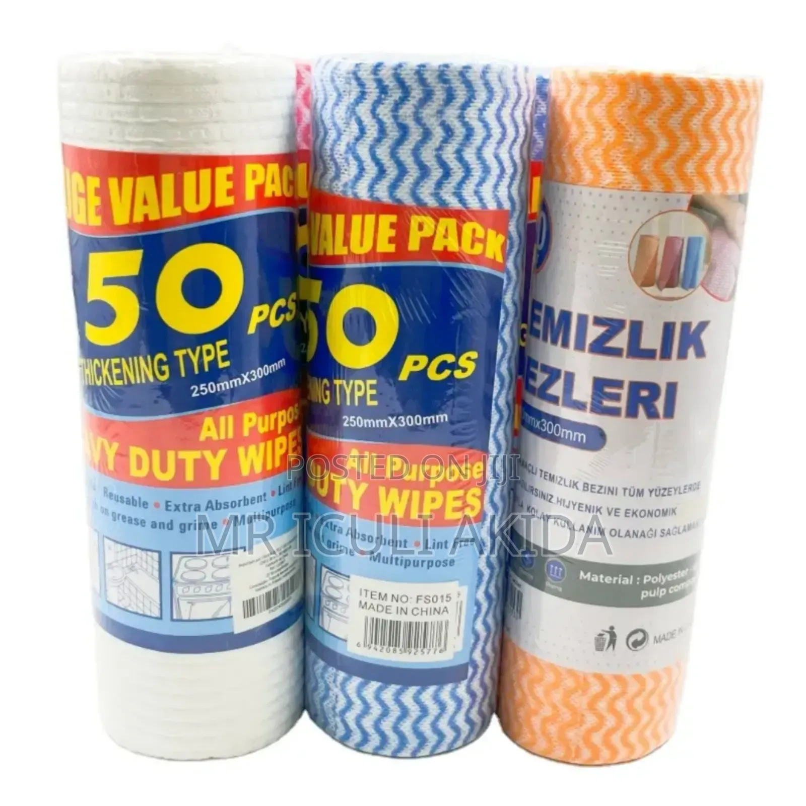 50pcs Kitchen Disposable Non Woven Fabric Paper Towel Tissue
