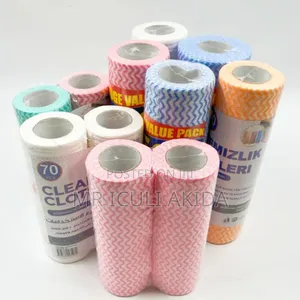 50pcs Kitchen Disposable Non Woven Fabric Paper Towel Tissue