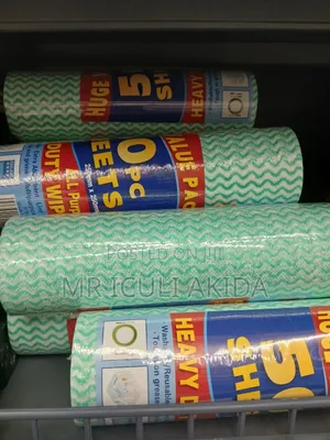 50pcs Kitchen Disposable Dry Non Woven Paper Towel Tissue