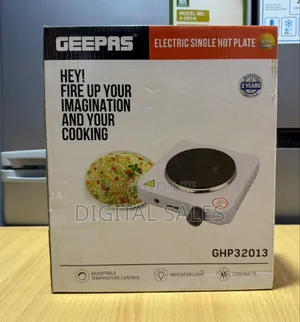Geepas Single Solid Hot Plate With 2years Warranty