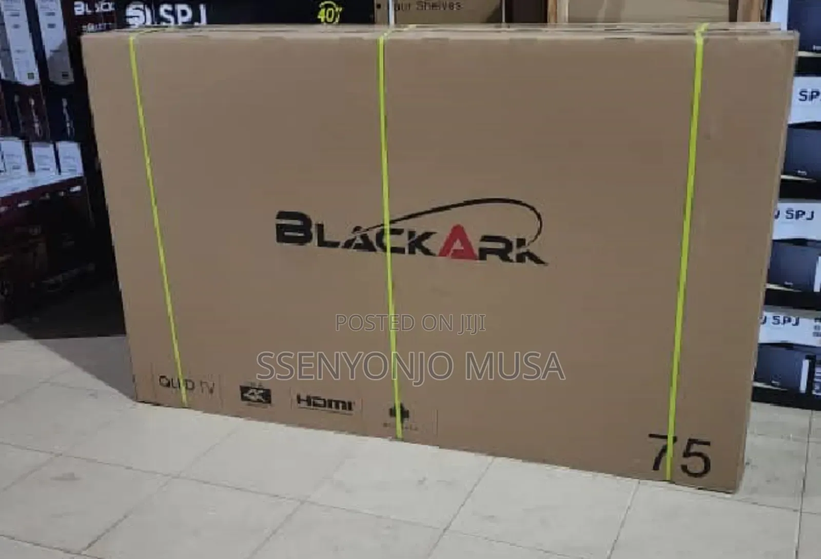 Blackark 75" Uhd Smart Frameless Tv - Vidaa, Netflix