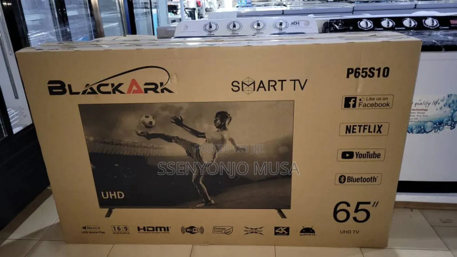 Blackark 65" Uhd Smart Led Tv - Android, Frameless Design