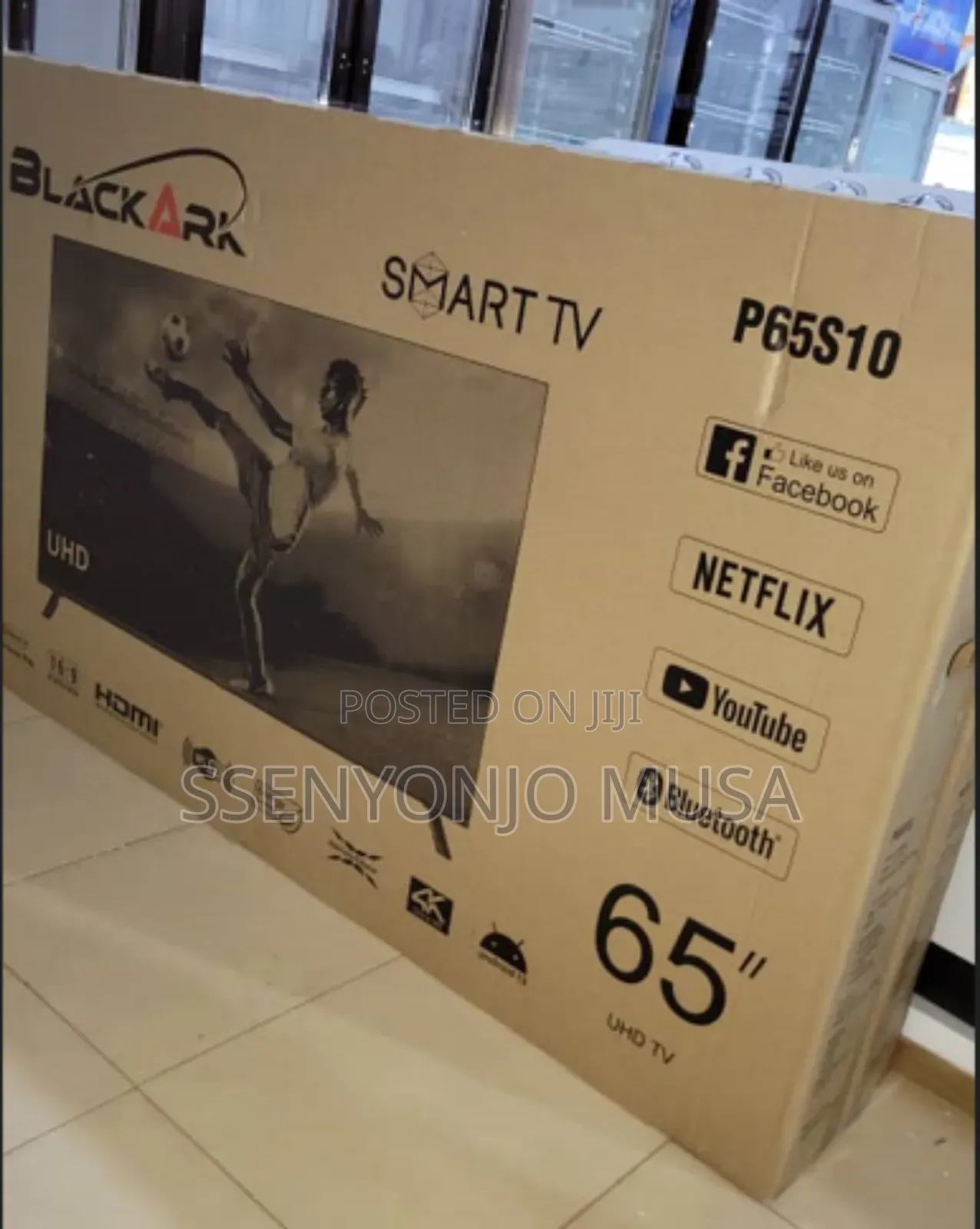 Blackark 65" Uhd Smart Led Tv - Android, Frameless Design