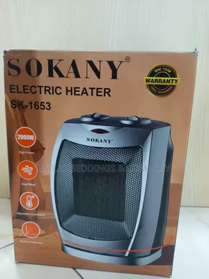 Electric Ceramic Heater With Thermostat for Office Home Dorm