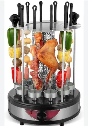 Automatic Rotating Smokeless Grill